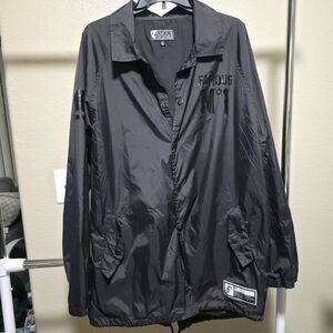 Famous Stars & Straps Charcoal Windbreaker Jacket